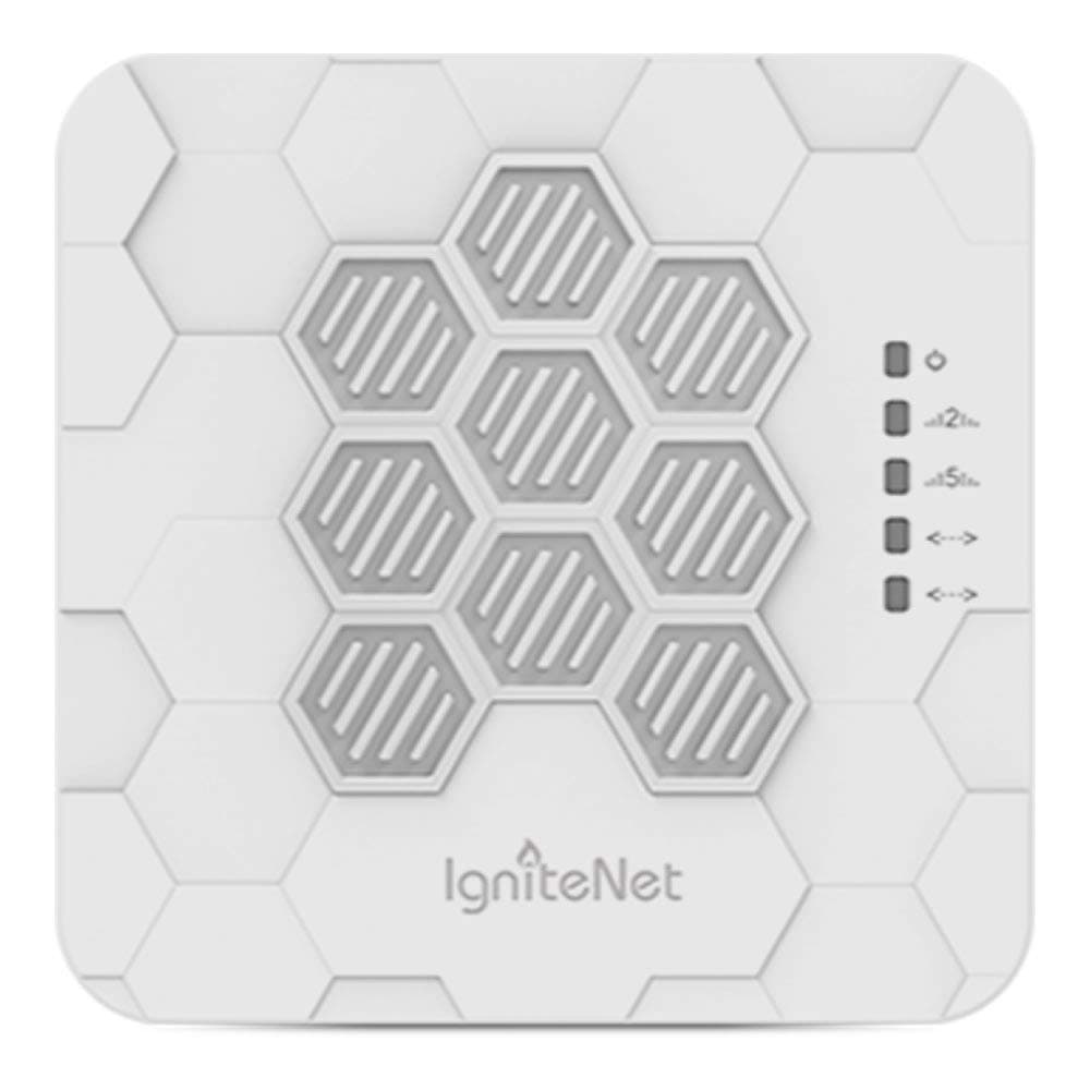 IgniteNet Spark AC Wave 2 Mini POE (SP-W2M-AC1200-POE-WW) - Cloud Managed indoor Wireless Wi-Fi Access Point Dual Radio 802.11ac