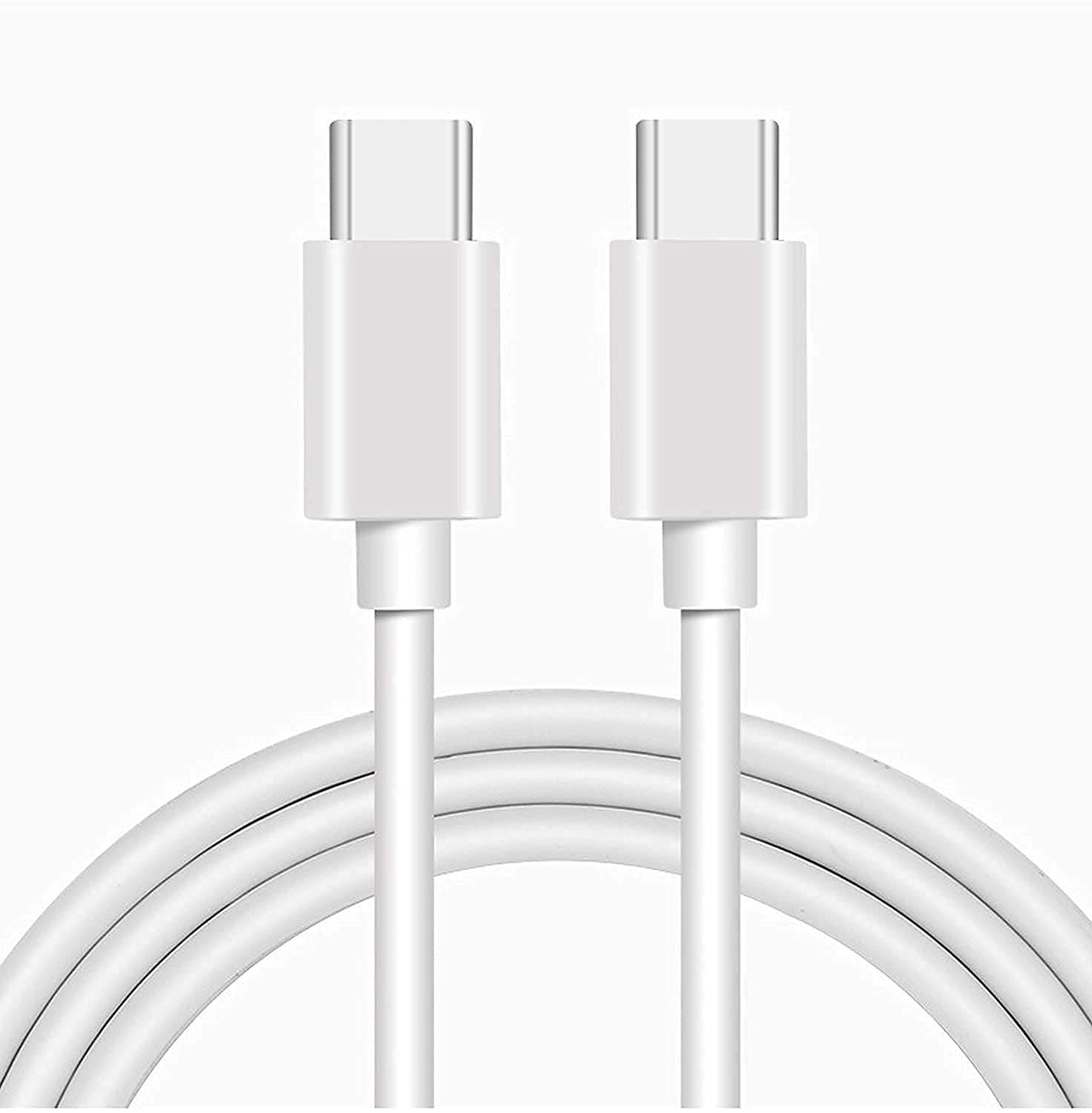 56W Ultra Fast Type-C Cable for Samsung Galaxy Tab A9 Cable Original Data Like Mobile Cable | Qualcomm QC 3.0 Quick Cable With 1 Meter Type C USB Data Cable (56W, TP-5,WHT)