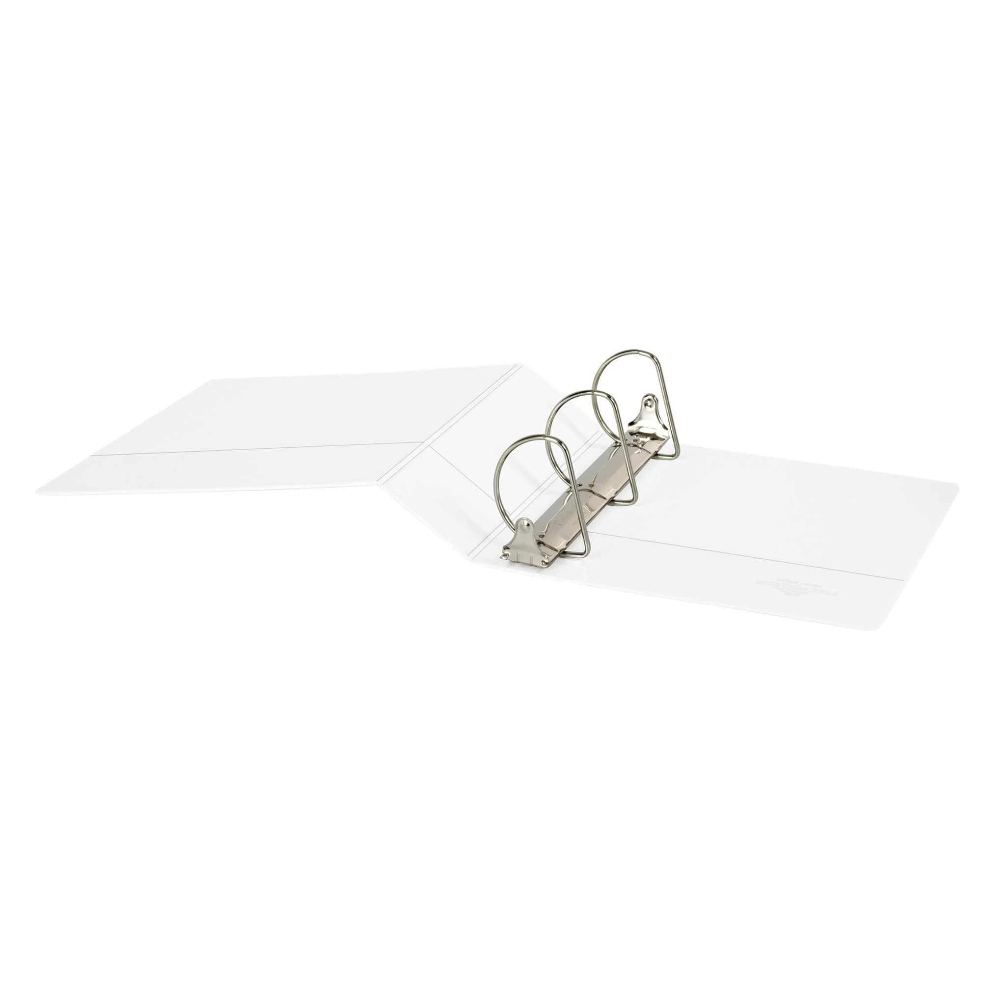 OfficeMax Durable View Binder with Slant Ring, White, 3 by OfficeMax