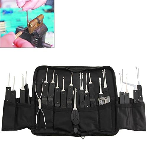 Professional Quality 20 Piece High-end Picklock Kit in/Lockpicking Set/Tool Set for All Kinds of Locks