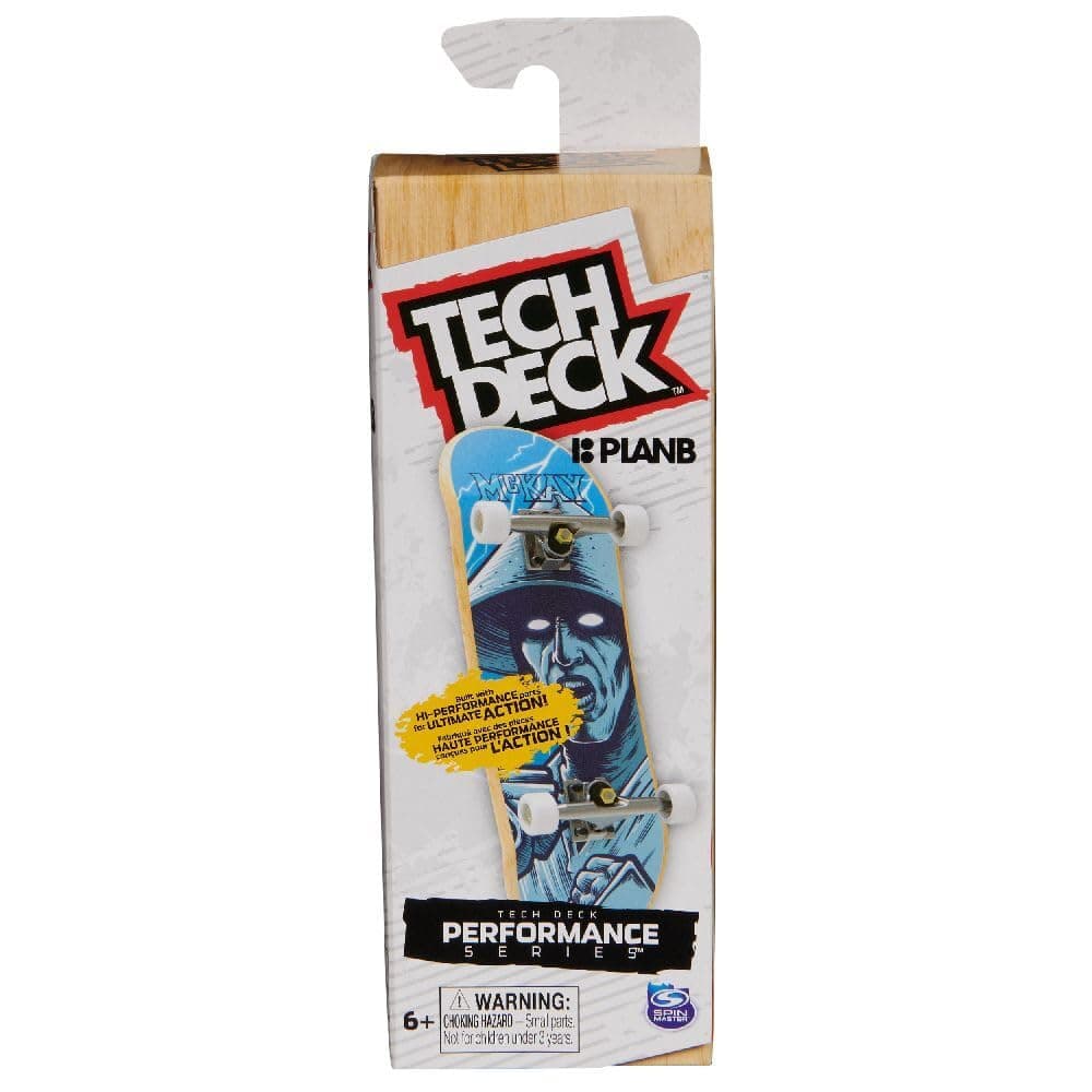 Spin Master Tech Deck, Performance Series - Fingerboards Made of Real Wood, with Non-Slip Foam Grip Tape, Soft Performance Thanks to Smooth Wheels, from 6 Years