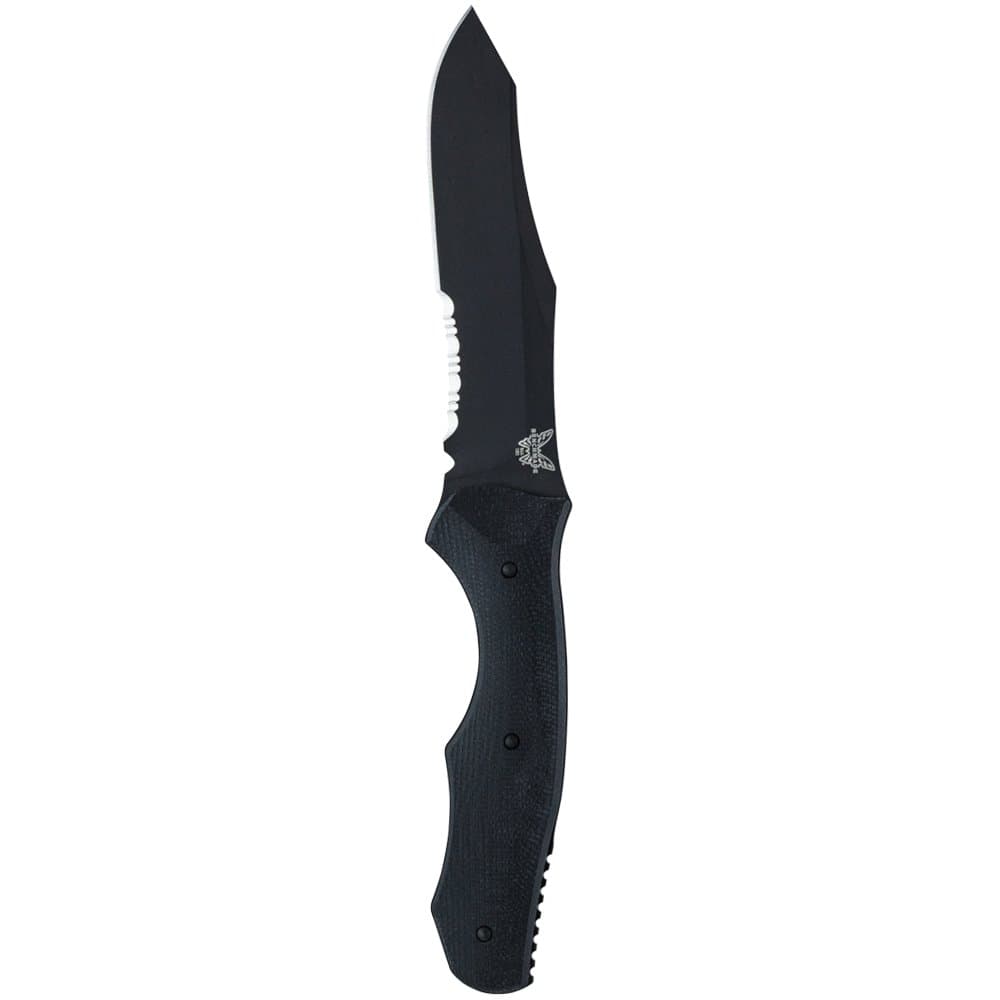 Benchmade - Fixed Contego 183, Serrated Reverse Tanto, Coated Finish