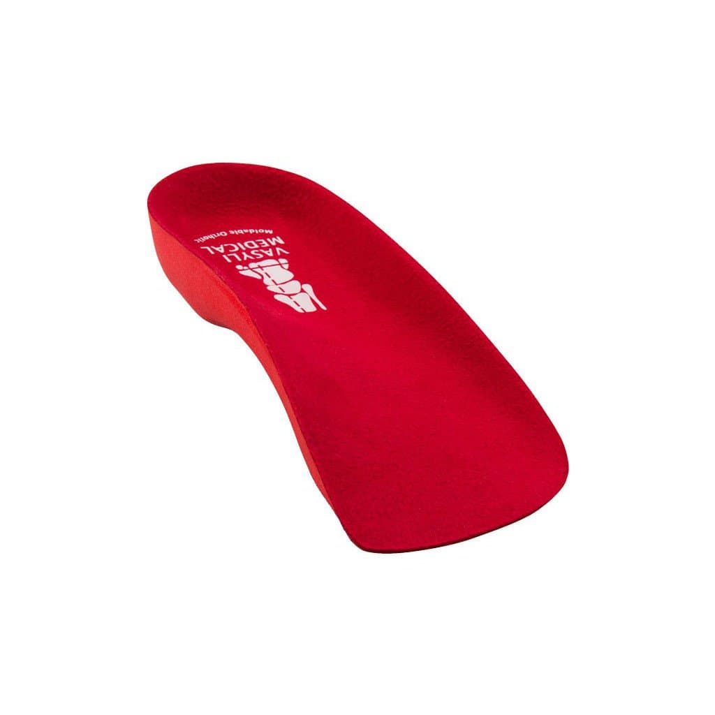 Custom Red 3/4 Length Orthotic