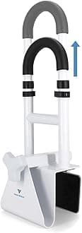 Vaunn Medical Bathtub Handle Grab Bar and Safety Rails for Seniors, Height Adjustable Tub Handles