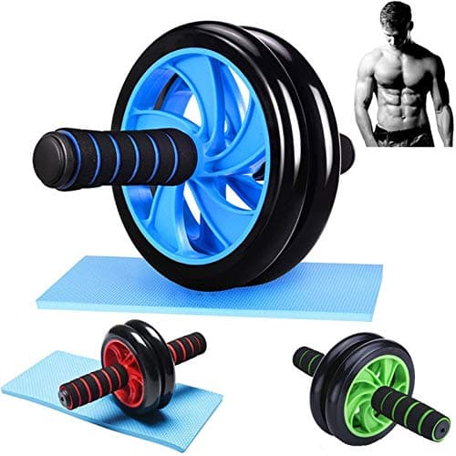 AR Mall Pro Abdominal Double Ab Wheel Ab Roller Gym for Exercise Fitness Training Equipment Functional Workout Unisex