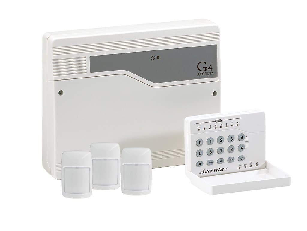 Accenta Mini GEN4 Wired Control Panel with LED Keypad & Pet Tolerant PIR Kit HWAMGLED3A8P