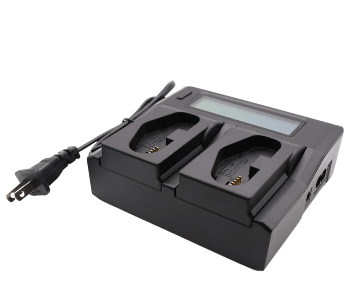 Quick LCD-Screen Battery Charger for Canon LP-E4 LPE4 LP-E4N LP-E19 LPE19 as LC-E19 LC-E4 EOS 1D C EOS 1D X EOS 1D 1Ds Mark 3/4 IV III DSLR Camera