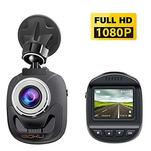 Dash Cam,iGOKU Full HD Mini Dash Camera 1.5'' Car Camera Dashboard 140° Wide Angle Video Recording With Built In G-Sensor,WDR,Loop Recording,Parking Monitoring and Night Vision