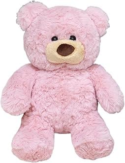 10inch Teddy Bear Stuffed Animal, Soft Teddy Bear Plushie Toys, Birthday Christmas Valentine's Day Gifts for Kid Boys Girls (Pink)