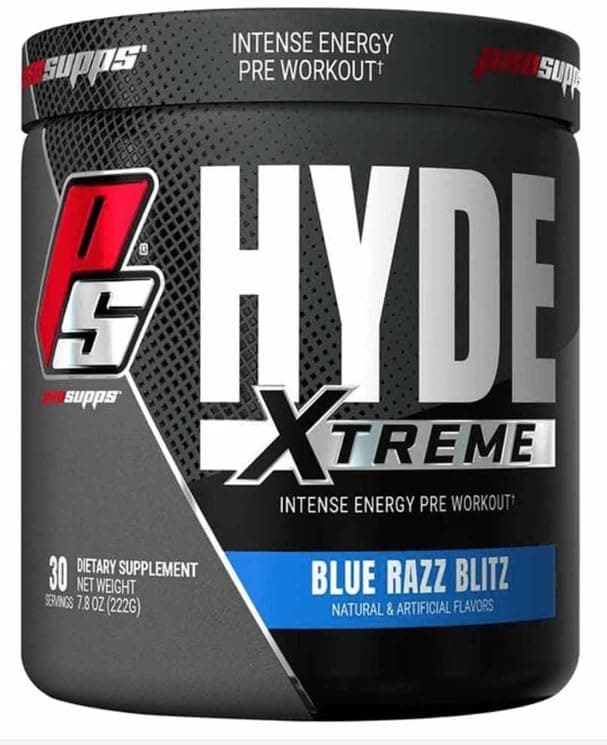 Pro Supps HYDE Xtreme Pre Workout 35 Servings (Blue Razz)