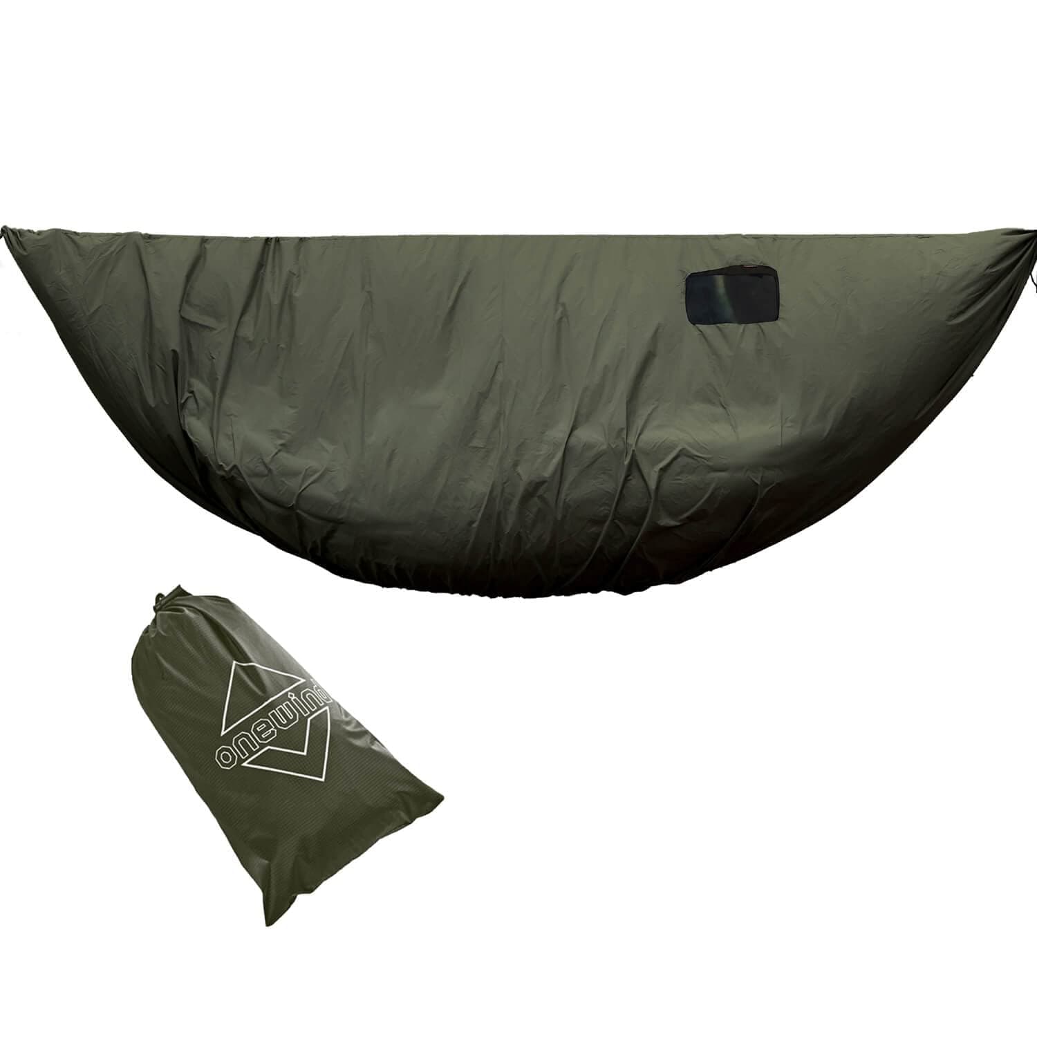 onewind Hammock Wind Sock, Hammock End Wind Block, Lightweight and Wind-resistant Underquilt Protector for Winter and Cold Weather Protection, Backpacking