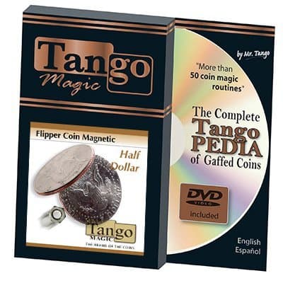 Magnetic Flipper Coin (Half Dollar) by Tango