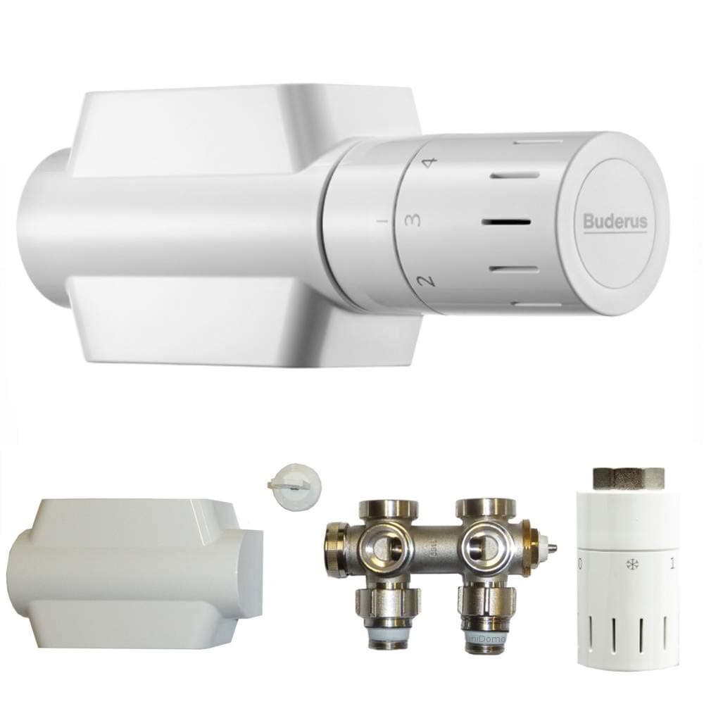 Buderus Universal mixer tap set, multi-block, corner or straight type, including thermostatic head
