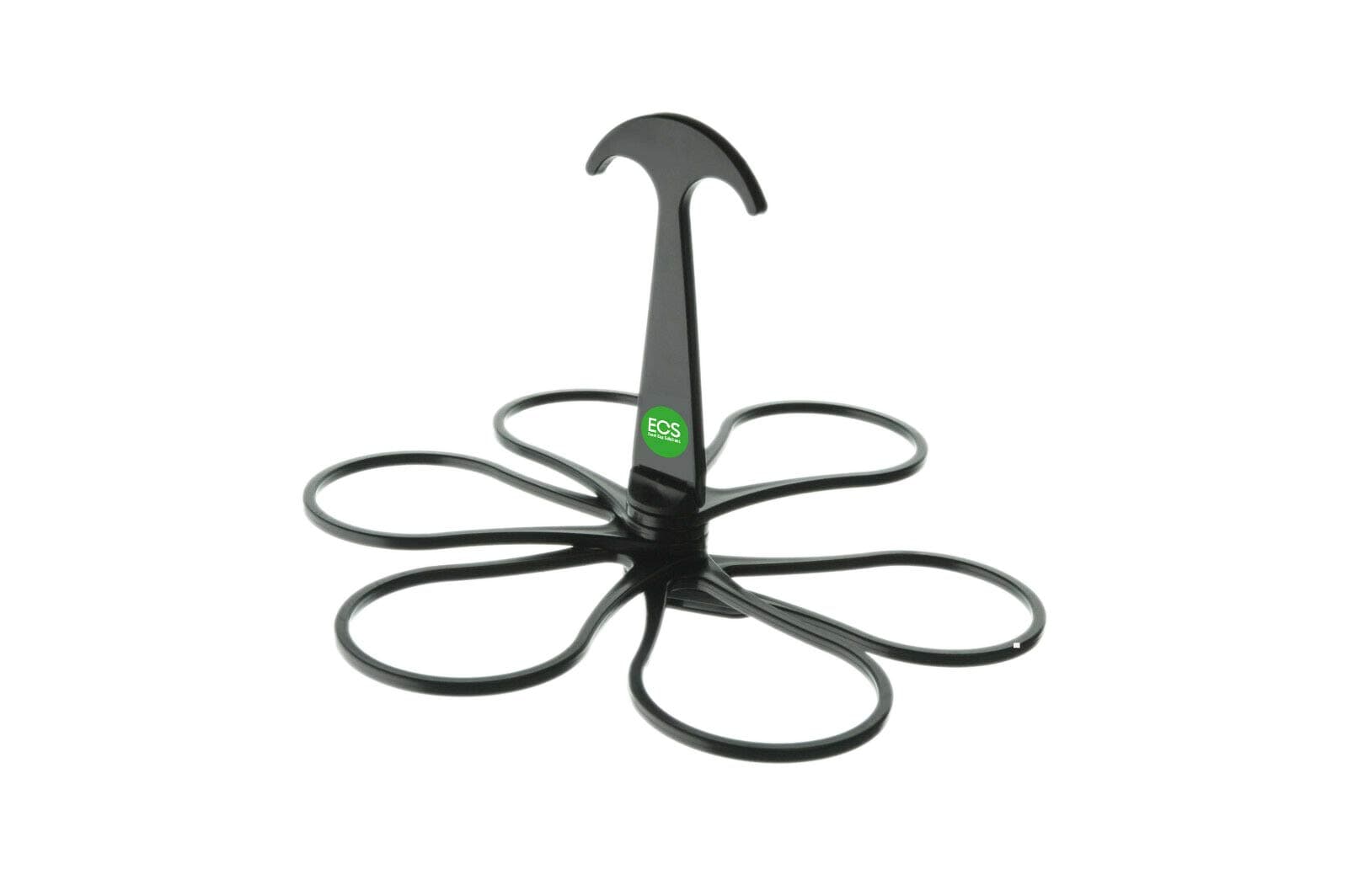 We Can Source It Ltd - 6 Cup Carry Tray Holder in Heavy Duty Polypropylene Plastic – Drink Carrier for Coffee Cups, Paper Cups, Pints & PET Bottles – Black Takeaway Tray for Cafes, Events & Catering