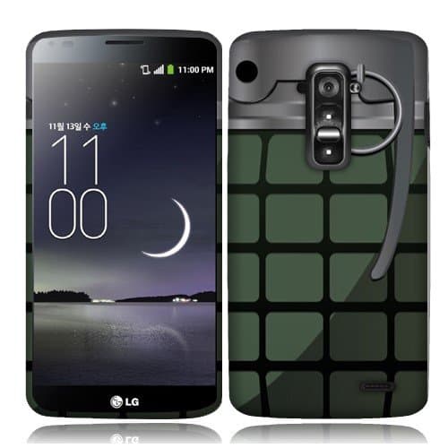 LG G Flex LS995 Grenade 2D Silver Glossy Cover