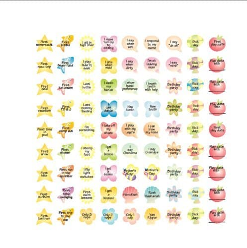 Nature's Lullabies More First and Second Year Stickers