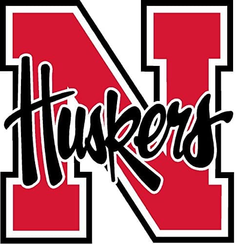 Nebraska Huskers Cornhole Decals (2) per Order