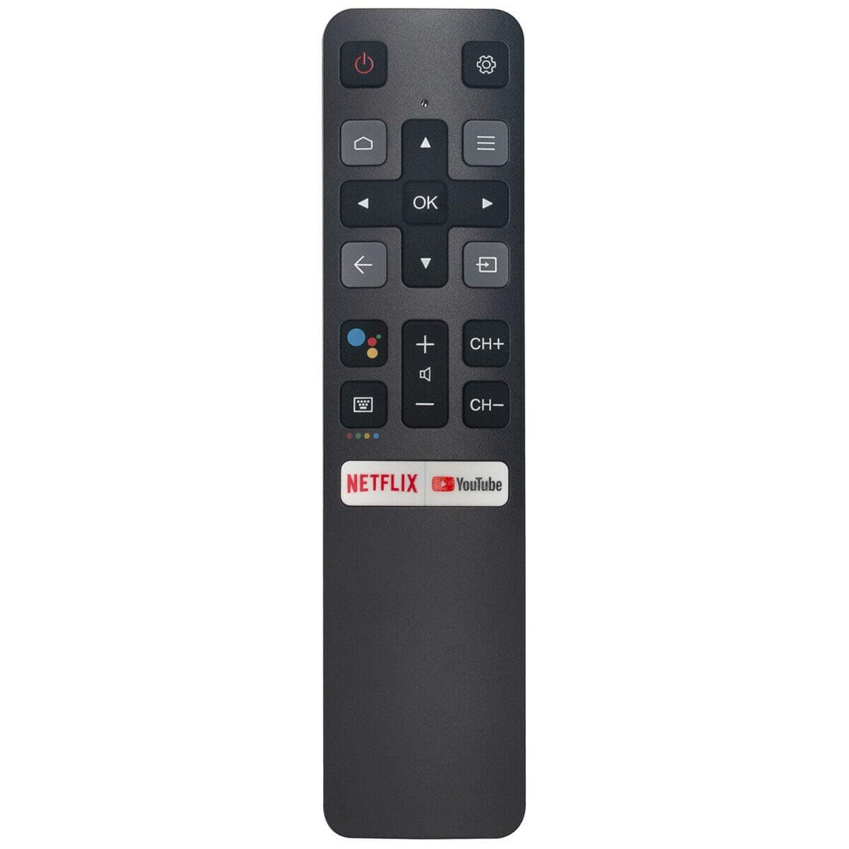 Voice Replacement Remote for TCL Google TV, Android TV.