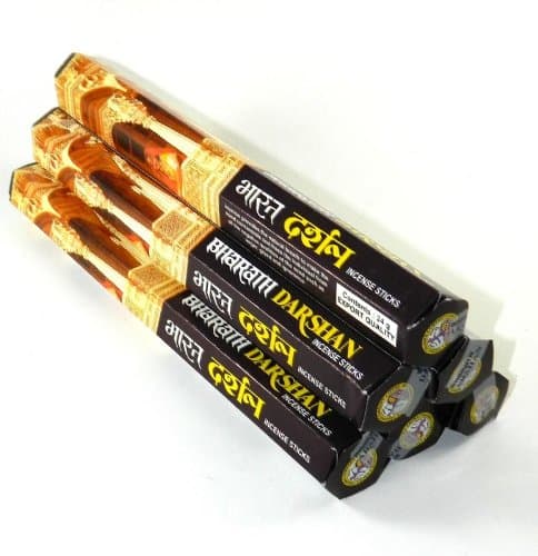 6 Box/Pack 120 Sticks total Darshan Bharath Quality Incense Fragrance from India