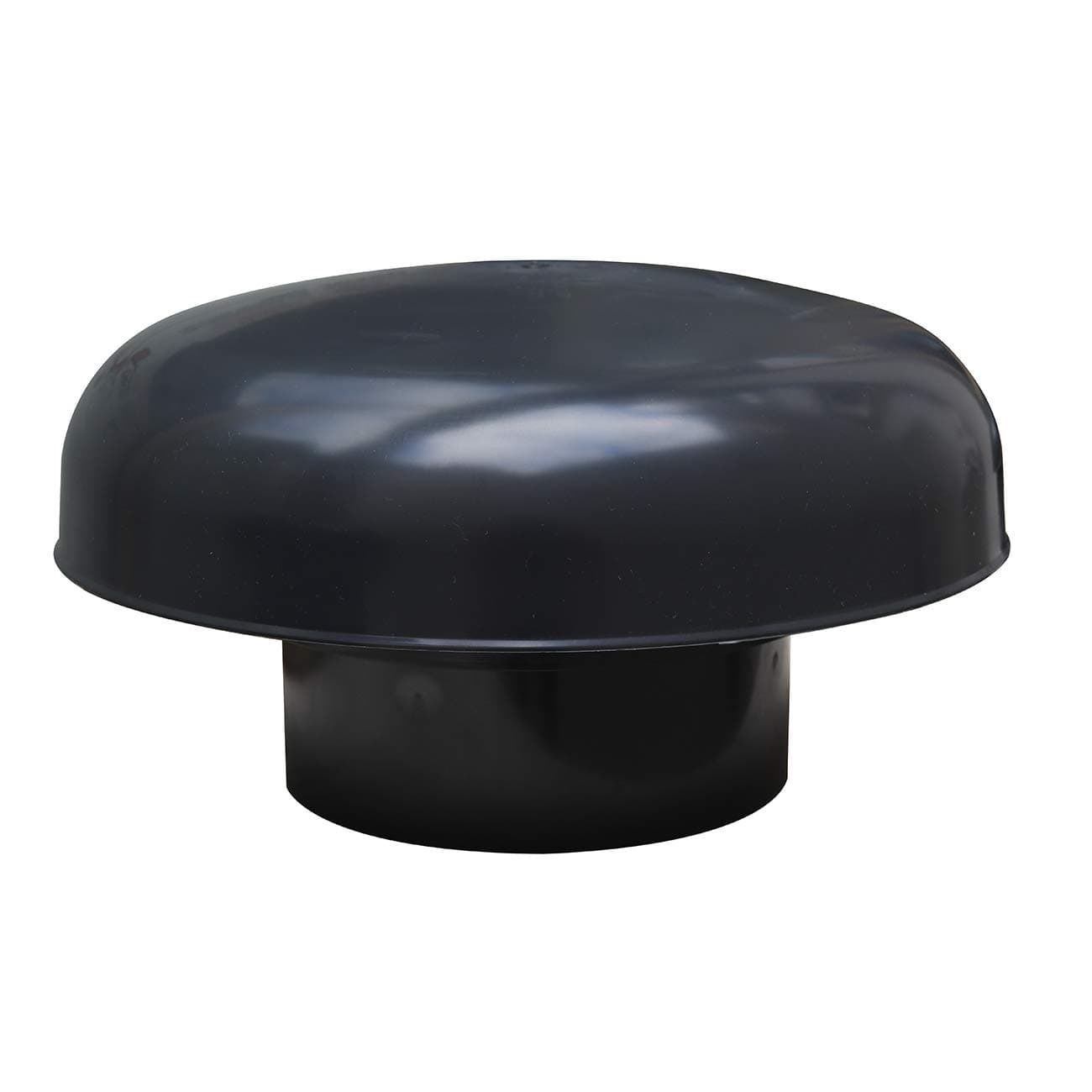 First Plast CDV160A Ventilation Hat Head Exalter, Black, Diameter 160 mm