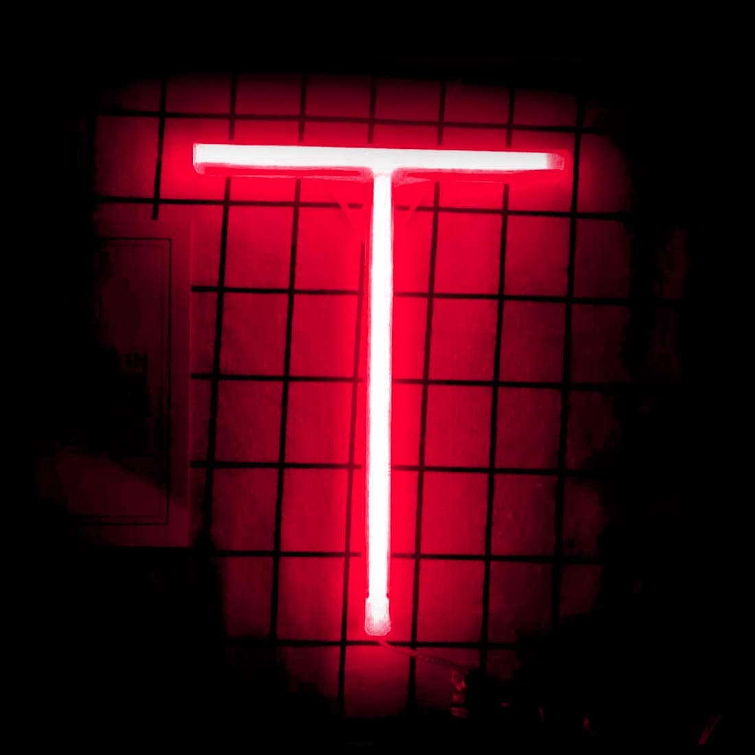 LED Neon Flex Letter Light T 30x23cm