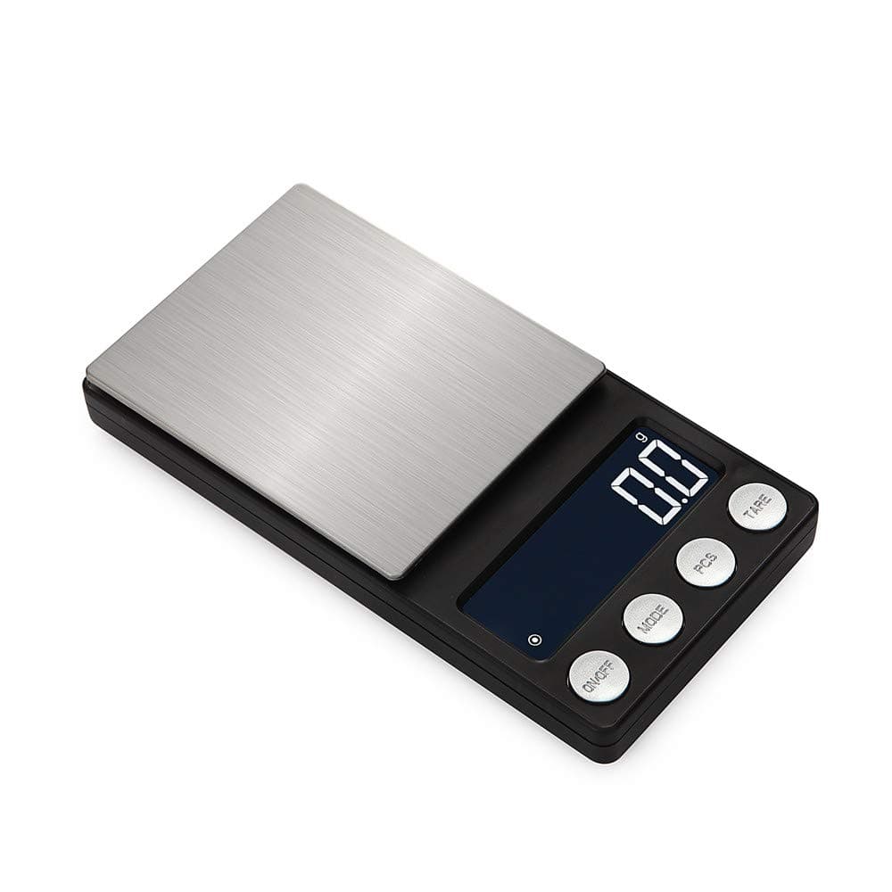 – Digital Mini Scale, 500g /0.01g Pocket Scale, Pocket Scale, Electronic Smart Scale, 6 Units, LCD Backlit Display, Tare, Auto Off, Stainless Steel