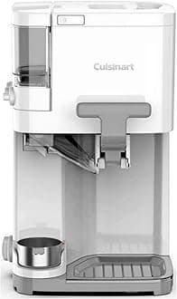 Cuisinart Ice Cream Maker Machine, 1.5 Quart Mix It In Soft Serve, Yogurt, Sorbet, Sherbet Maker, White, ICE-45P1