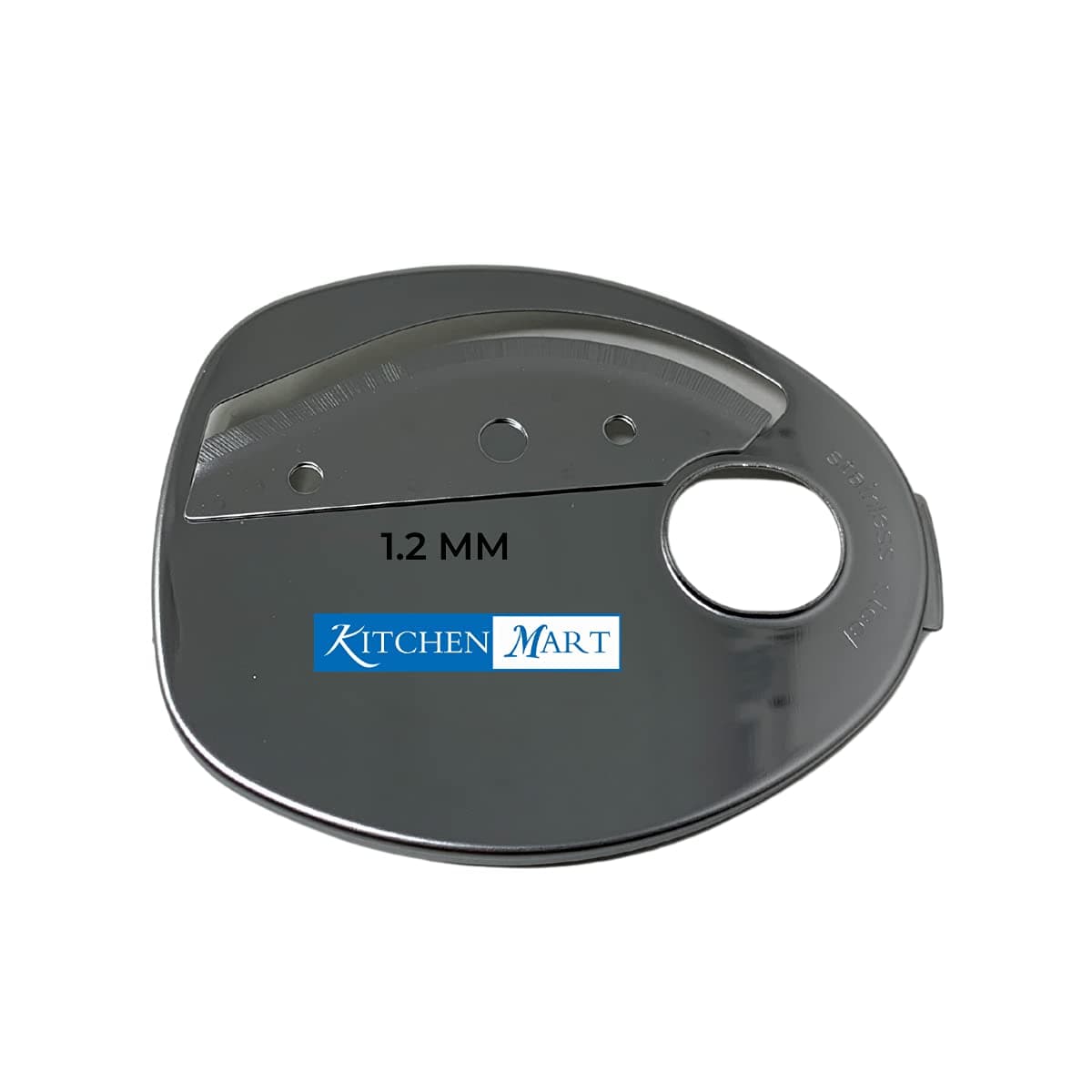 Kitchen Mart Replacement 1.2mm Fine Slicing Blade Attachment compatible with Preethi Zodiac Mixer Grinder's MasterChef Plus jar (Black)