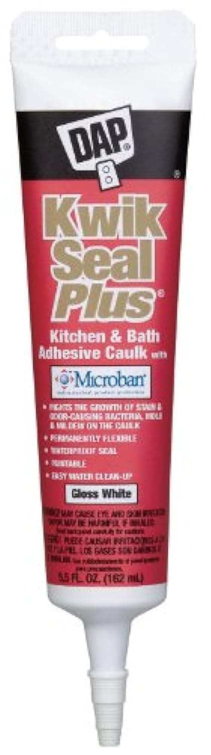 Dap 18526 White Kwik Seal Plus™ Kitchen & Bath Adhesive Caulk
