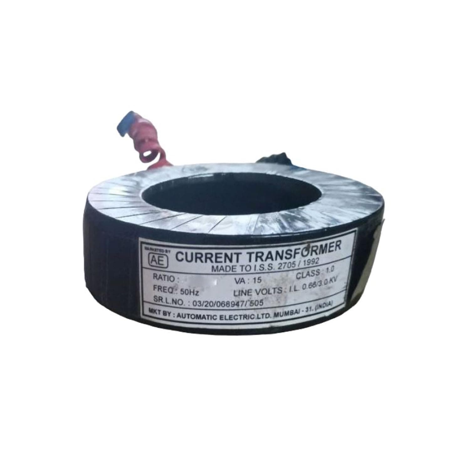 ARINO (ORIGINAL)(3PCS SET) AE CT COIL 100/5 CLASS 1 CURRENT TRANSFORMER COIL 100A CT COIL 100/5 COIL 100A CURRENT TRANSFORMER COIL 100/5 CURRENT TRANSFORMER COIL CT COIL