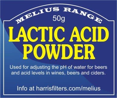 50g Lactic Acid Powder - Melius Range
