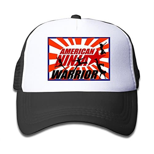 VanEric American Ninja Warrior Kids Adjustable Mesh Back Trucker Hat Apparel