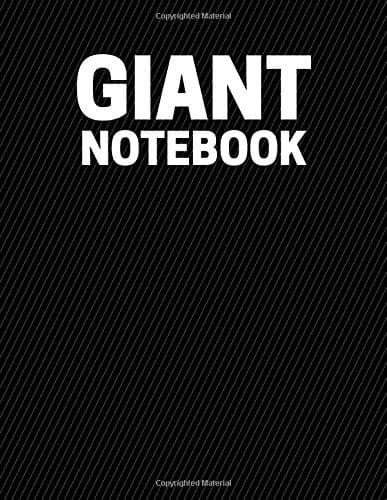 Giant Notebook: 600 Ruled Pages, Extra Large Notebook (8.5 x 11 in.) (Giant Notebook Collection)