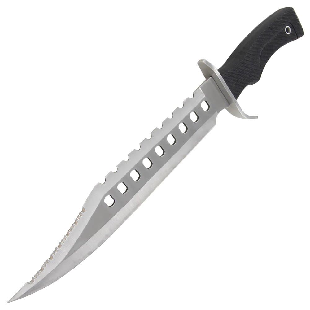 Sporting Sawback 17 Knife with Dual Grit Sharpening Stone
