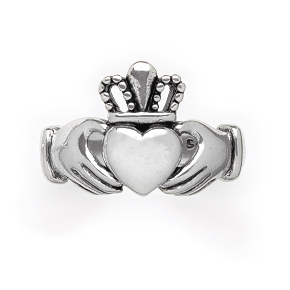 Sterling Silver Large Claddagh Ring