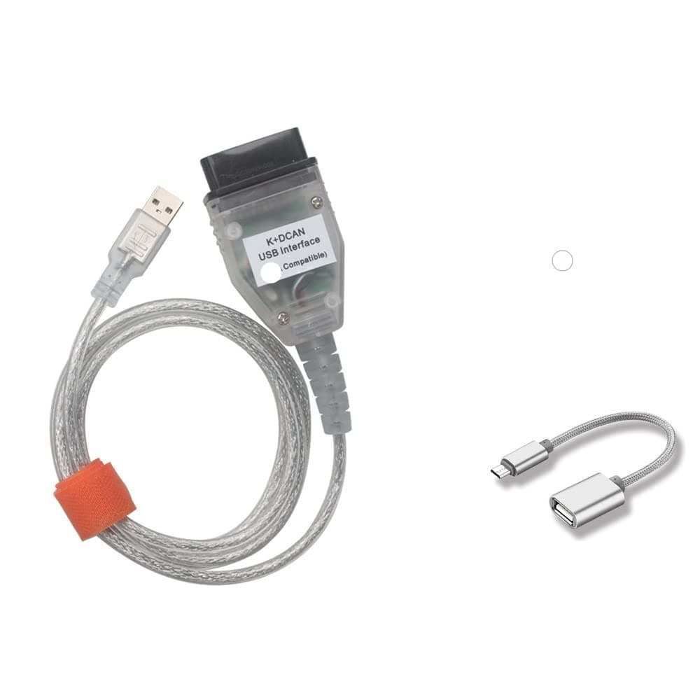 Yueku K+DCAN Ediabas Diagnostic Cable Compatible with BMW E Serials Work with NCS Coding Winkfp Tool32 Programing