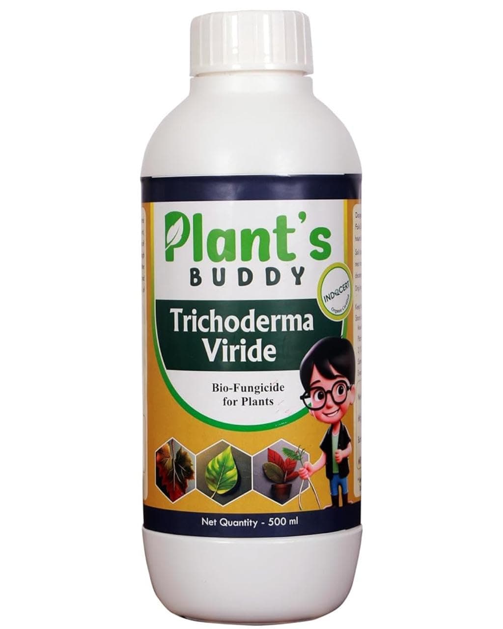 - Trichoderma Viride Liquid (2 * 10^9 CFU/ml) - Bio Fungicide for Plants Home Garden & All Outdoor Plants - Effective against Root-rot, Stem-rot, Leaf Blight, Leaf Spot - 500 ml