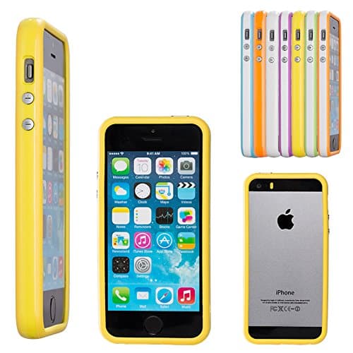 IProtect iPhone 5 G 5 S Bumper Frame Shell Protection Slipcover yellow