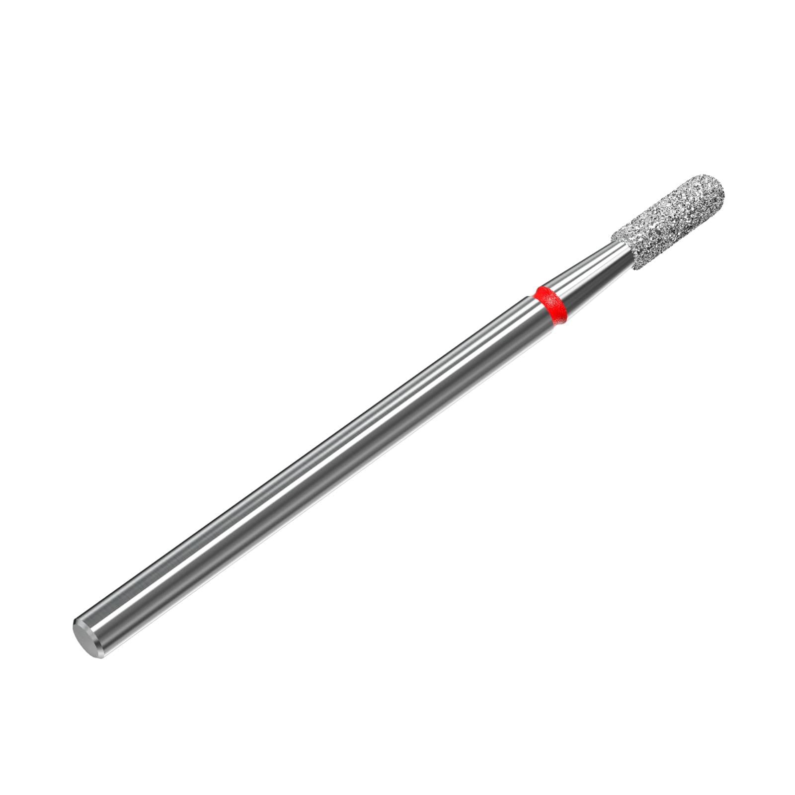 STALEKS PRO - Diamond Bit - Rounded Cylinder (Red Ring) I Attachment for Nail Cutters I Grinding Attachment for Electric Grinding Equipment I Nail Drill Bit for Apparative Manicures and Pedicures