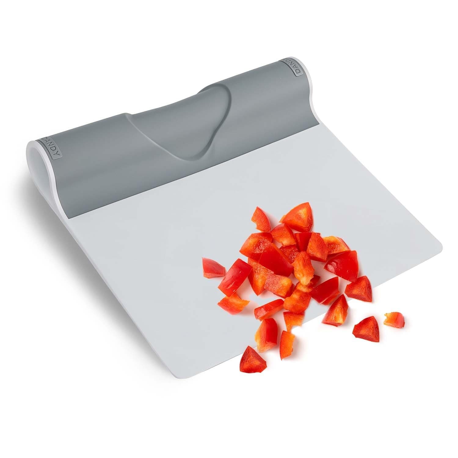 DANDY ScooperDuper™ Folding Bench Scraper for Baking/Dough Scraper/Food Scraper/Multi-Purpose Scooping Tool/Kitchen Gadget for Cutting Board and Chef’s Knife