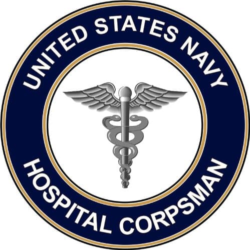 US Navy Hospital Corpsman 3.8" Decal