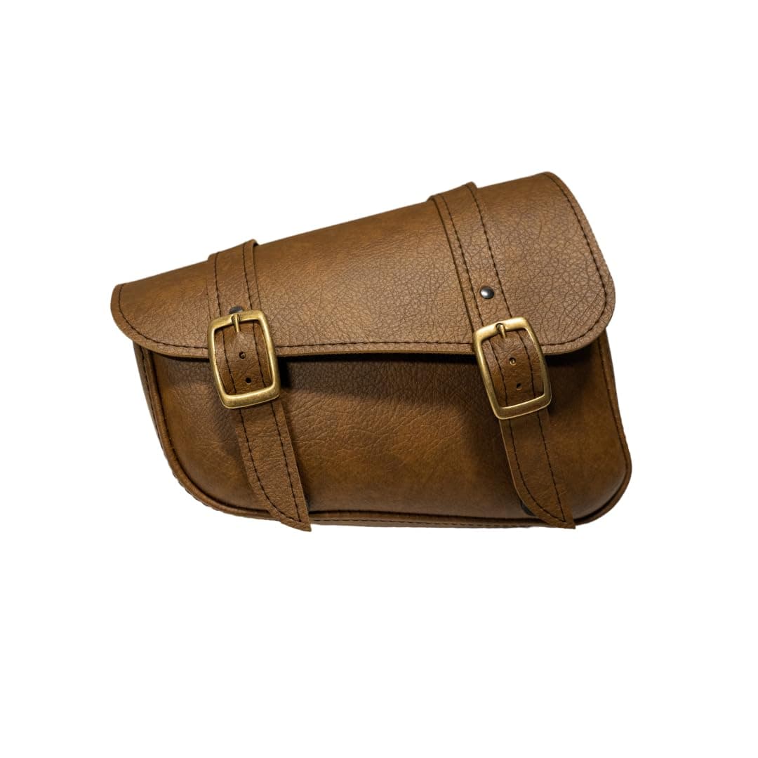 Dowco Willie & Max Brass Monkey Swingarm Bag 4.0 L - Dual Shock in Warm Brown [59919-01]