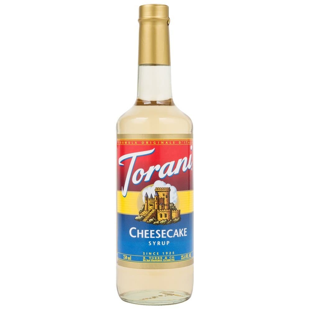 Torani Cheesecake Syrup Bottle, 750 ml