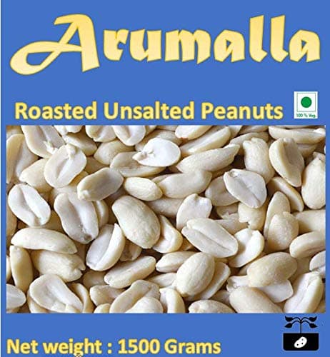 Arumalla Roasted Unsalted Peanuts 1.5 Kg