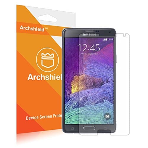 Archshield - Samsung Galaxy Note 4 Premium High Definition (HD) Clear Screen Protector 3-Pack - Retail Packaging