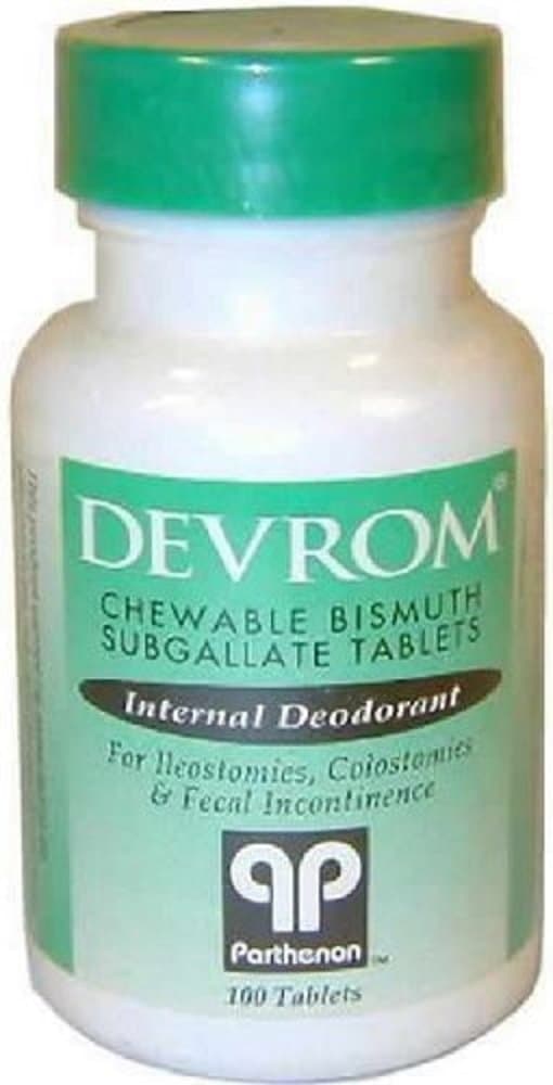 Devrom Chewable Tablets (Internal Deodorant) - 100 tabs (2 Pack)