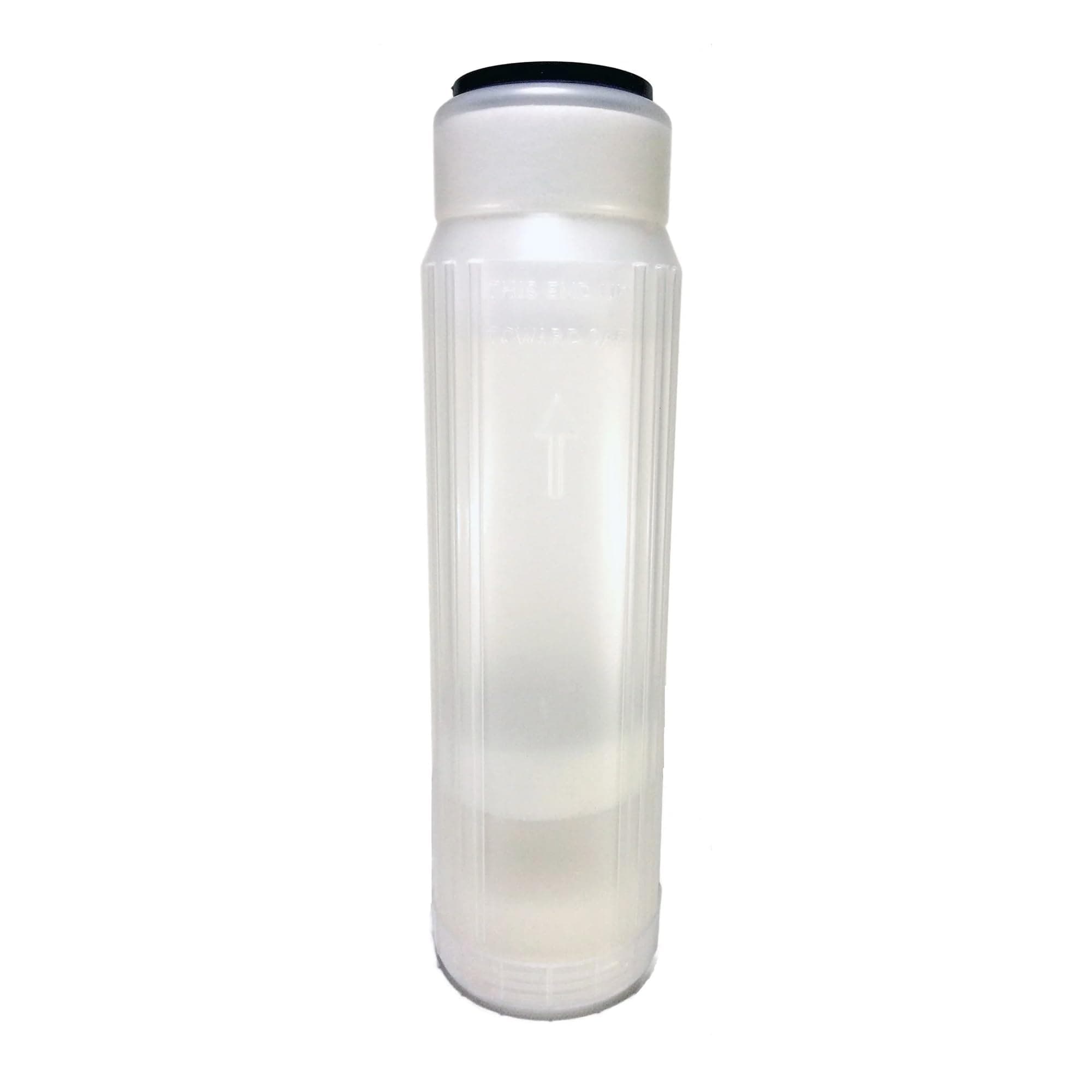 Aquatic Life 10" x 2.5" Translucent Refillable Reusable Water Filter Cartridge for DI Resin and Other Media
