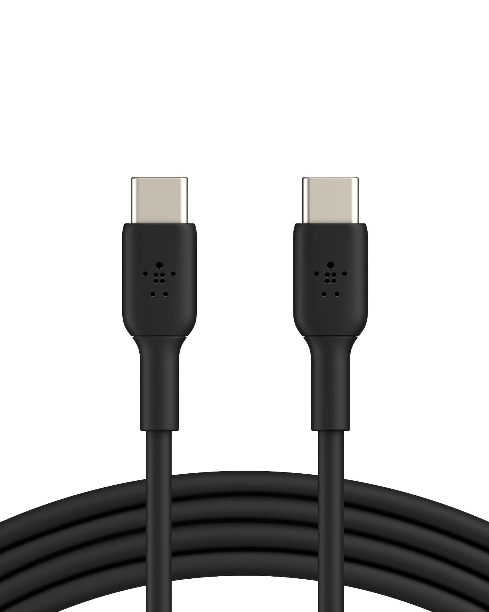 Belkin BoostCharge USB-C to USB-C fast charger cable, USB type C charger cable fast charging for iPhone 16, 15, Samsung Galaxy S24, S23, Pixel, iPad, MacBook, Nintendo Switch and more - 1m, Black