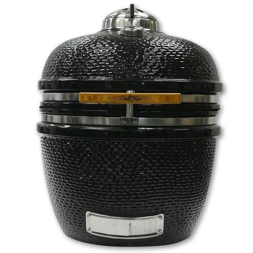 Duluth Forge DF-CC-24-BK Kamado Grill, 24 Inch, Black