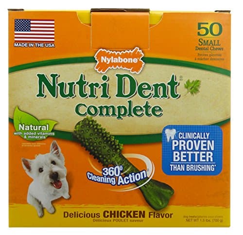 Nutri Dent Complete Chicken Small Dog Chew 50ct